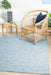 Tildonk Blue Chevron Indoor/Outdoor Contemporary Rug, Rugs, Ozark Home 