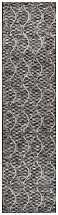 Tildonk Black Lattice Indoor/Outdoor Contemporary Rug, Rugs, Ozark Home 