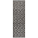 Tildonk Black Lattice Indoor/Outdoor Contemporary Runner Rug, Rugs, Ozark Home 