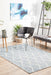 Tildonk Blue Lattice Indoor/Outdoor Contemporary Rug, Rugs, Ozark Home 