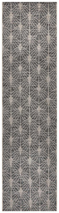 Tildonk Black Art Deco Indoor/Outdoor Contemporary Rug, Rugs, Ozark Home 