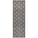 Tildonk Black Art Deco Indoor/Outdoor Contemporary Runner Rug, Rugs, Ozark Home 