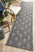 Tildonk Black Art Deco Indoor/Outdoor Contemporary Runner Rug, Rugs, Ozark Home 