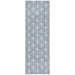 Tildonk Blue Art Deco Indoor/Outdoor Contemporary Runner Rug, Rugs, Ozark Home 