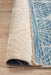 Tildonk Blue Art Deco Indoor/Outdoor Contemporary Runner Rug, Rugs, Ozark Home 