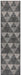Tildonk Black Inverted Triangle Indoor/Outdoor Contemporary Rug, Rugs, Ozark Home 