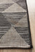 Tildonk Black Inverted Triangle Indoor/Outdoor Contemporary Runner Rug, Rugs, Ozark Home 