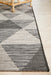 Tildonk Black Inverted Triangle Indoor/Outdoor Contemporary Rug, Rugs, Ozark Home 