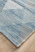 Tildonk Blue Inverted Triangle Indoor/Outdoor Contemporary Runner Rug, Rugs, Ozark Home 