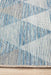 Tildonk Blue Inverted Triangle Indoor/Outdoor Contemporary Runner Rug, Rugs, Ozark Home 