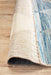 Tildonk Blue Inverted Triangle Indoor/Outdoor Contemporary Runner Rug, Rugs, Ozark Home 