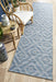 Tildonk Blue Diamond Triangle Indoor/Outdoor Contemporary Runner Rug, Rugs, Ozark Home 