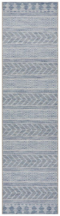 Tildonk Blue Multiple Pattern Indoor/Outdoor Contemporary Rug, Rugs, Ozark Home 