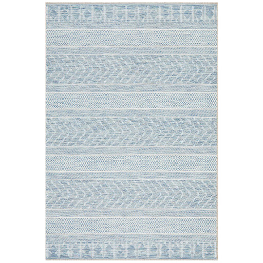 Tildonk Blue Multiple Pattern Indoor/Outdoor Contemporary Rug, Rugs, Ozark Home 