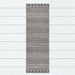 Tildonk Grey Multiple Pattern Indoor/Outdoor Contemporary Runner Rug, Rugs, Ozark Home 