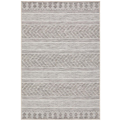 Tildonk Grey Multiple Pattern Indoor/Outdoor Contemporary Rug, Rugs, Ozark Home 