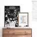 Floral Layers B&W Portrait - Art Print - Ozark Home