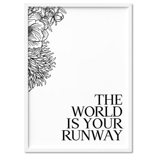 The World is Your Runway - Art Print - Ozark Home