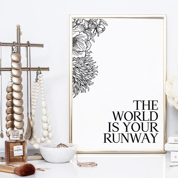 The World is Your Runway - Art Print - Ozark Home