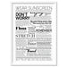 Everybody's Free (to Wear Sunscreen) Lyrics - Art Print, Wall Art, Ozark Home 