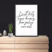 Doubt Kills More Dreams, than Failure Ever Will V2 - Art Print, Wall Art, Ozark Home 