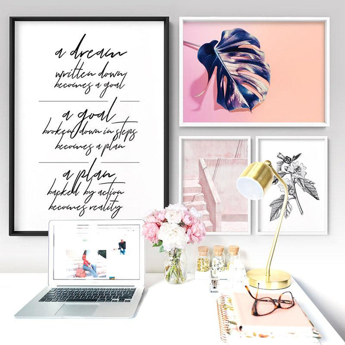 A Dream, A Goal, A Plan - Art Print, Wall Art, Ozark Home 