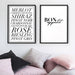 The Wine List (black & white) - Art Print - Ozark Home