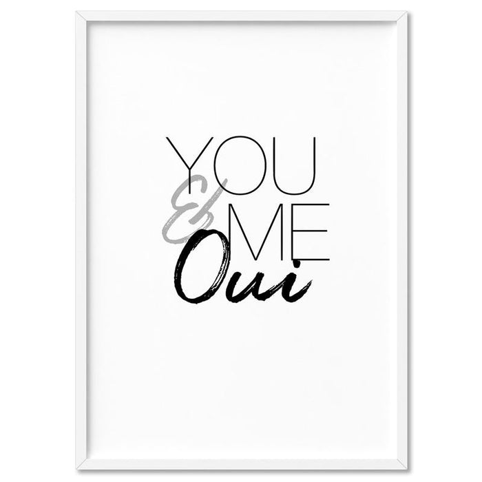 You & Me Oui - Art Print - Ozark Home