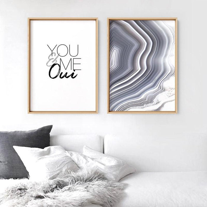 You & Me Oui - Art Print - Ozark Home