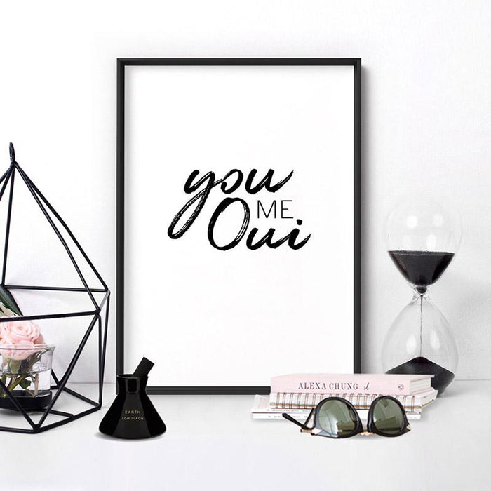 You Me Oui - Art Print - Ozark Home