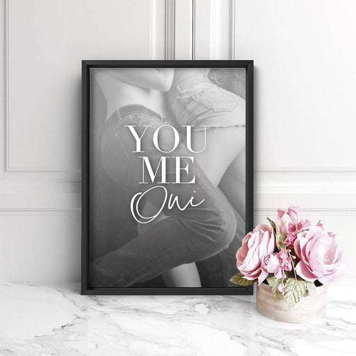 You Me Oui Embrace - Art Print, Wall Art, Ozark Home 