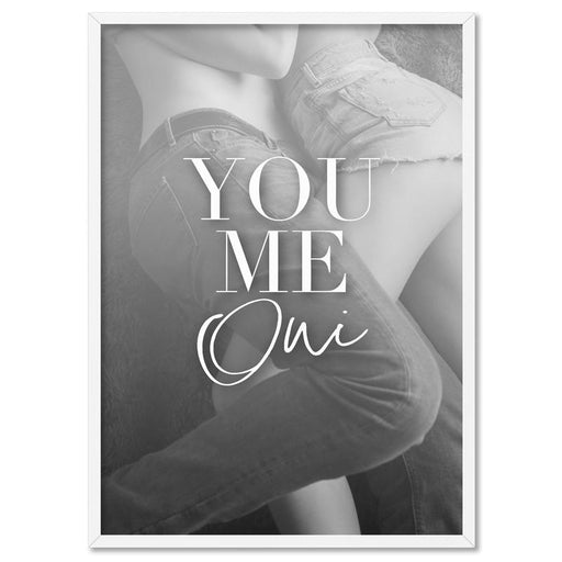 You Me Oui Embrace - Art Print, Wall Art, Ozark Home 