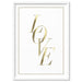 Love is Gold (faux look foil) - Art Print - Ozark Home