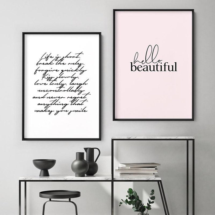 Hello Beautiful - Art Print - Ozark Home