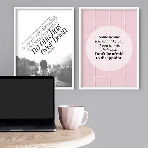 Don't be Afraid to Disappoint Quote - Art Print - Ozark Home