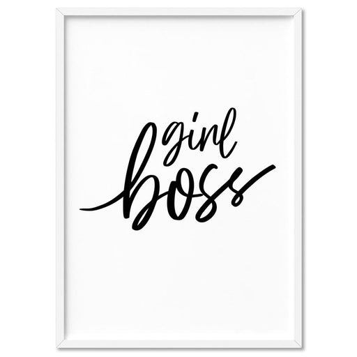 Girl Boss Type - Art Print - Ozark Home