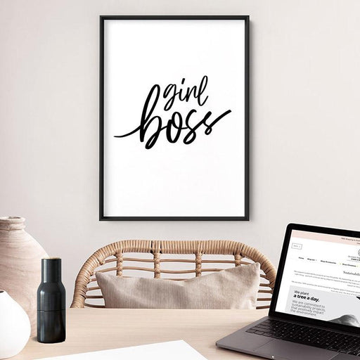 Girl Boss Type - Art Print - Ozark Home