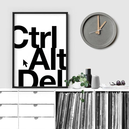 CTRL ALT DEL - Art Print - Ozark Home