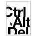 CTRL ALT DEL - Art Print - Ozark Home