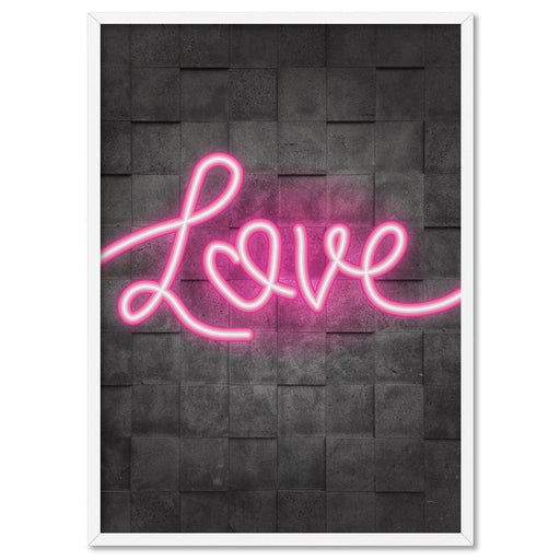 Love Neon - Art Print - Ozark Home