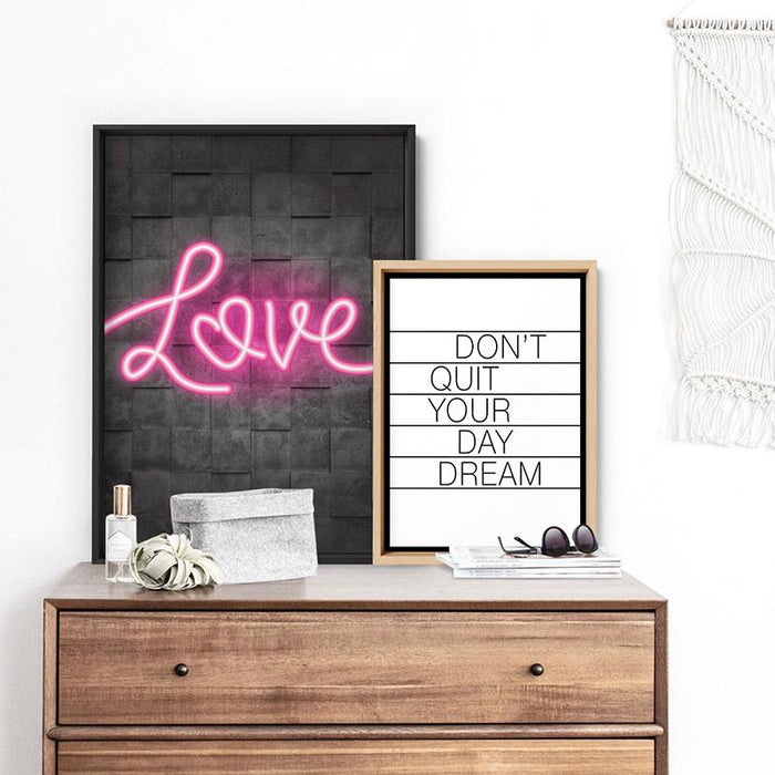 Love Neon - Art Print - Ozark Home