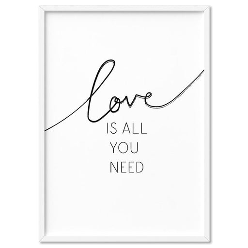 Love is all you need - Art Print - Ozark Home