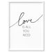 Love is all you need - Art Print - Ozark Home