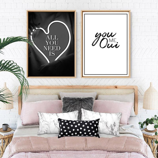 All you need is Love (neon) - Art Print - Ozark Home
