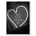 All you need is Love (neon) - Art Print - Ozark Home