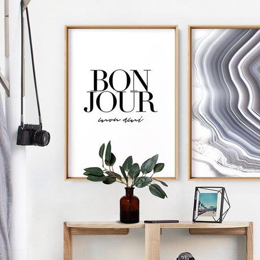 Bonjour, Mon Ami - Art Print - Ozark Home
