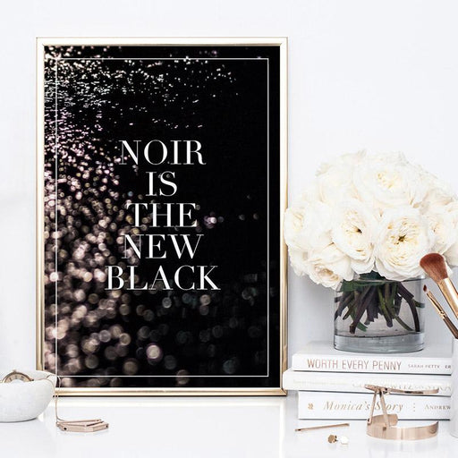 Noir is the new Black - Art Print - Ozark Home