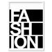 FASHION on black - Art Print - Ozark Home