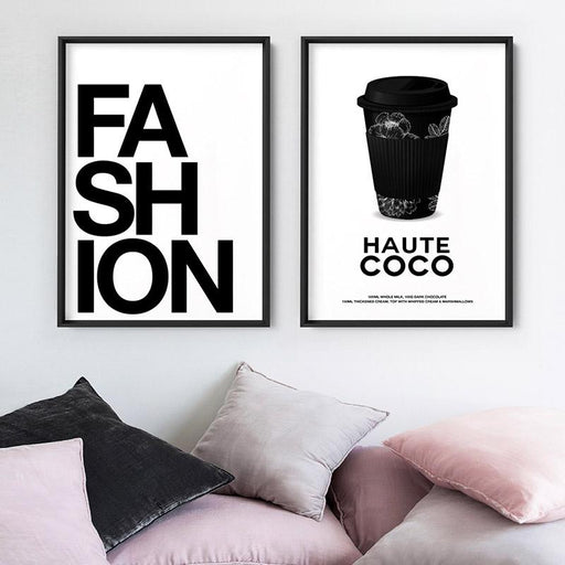 FASHION on white - Art Print - Ozark Home