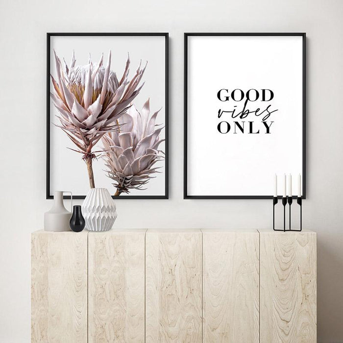 Good Vibes Only - Art Print - Ozark Home